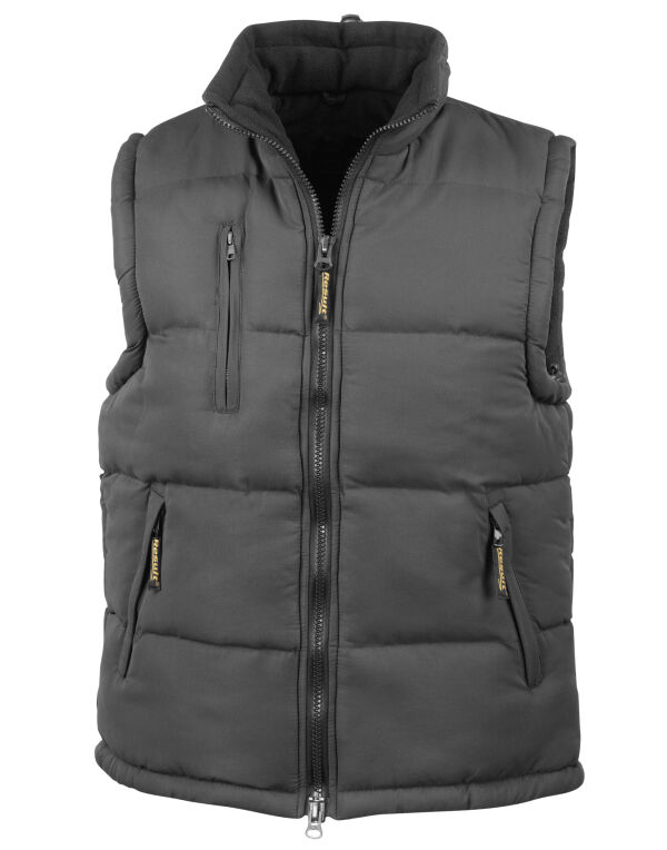 R88X Result Ultra Padded Bodywarmer Black