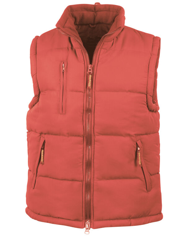 R88X Result Ultra Padded Bodywarmer Red