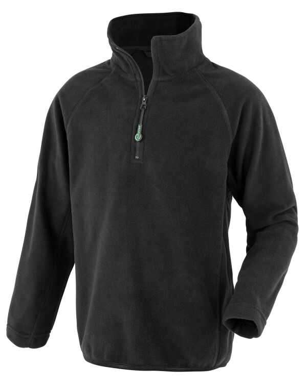 R905J Result Recycled Recycled Junior Microfleece Top Black