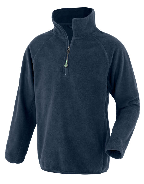 R905J Result Recycled Recycled Junior Microfleece Top Navy