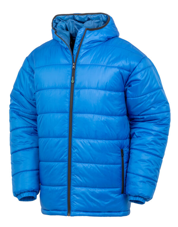 R910X Result Recycled Recycled Hooded Padded Parka Royal Blue