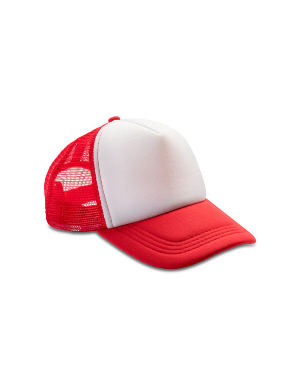 RC089X Result Headwear Detroit 1/2 Mesh Truckers Cap Red/White RC089X Result Headwear Detroit 1/2 Mesh Truckers Cap Red/White