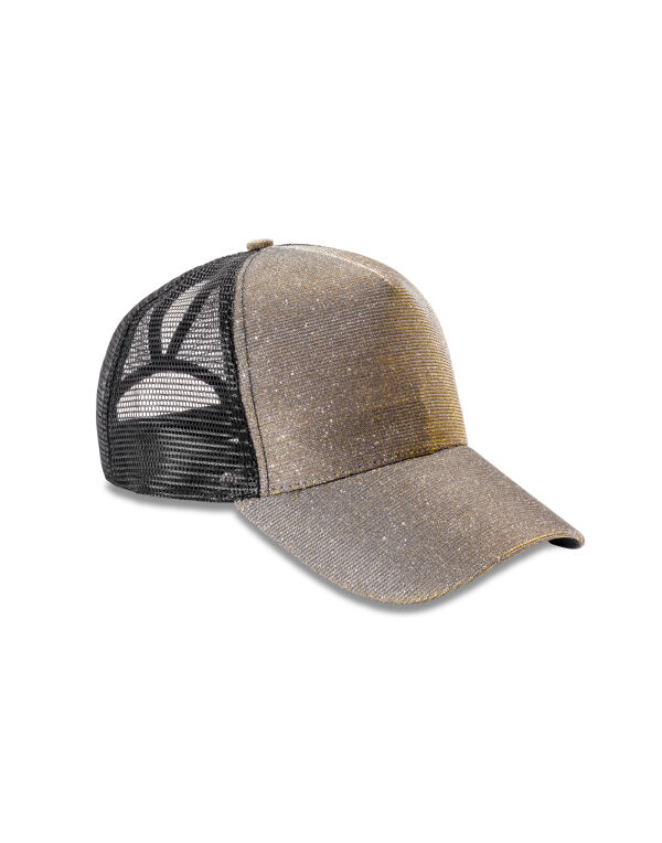 RC090X Result Headwear New York Sparkle Cap Gold RC090X Result Headwear New York Sparkle Cap Gold