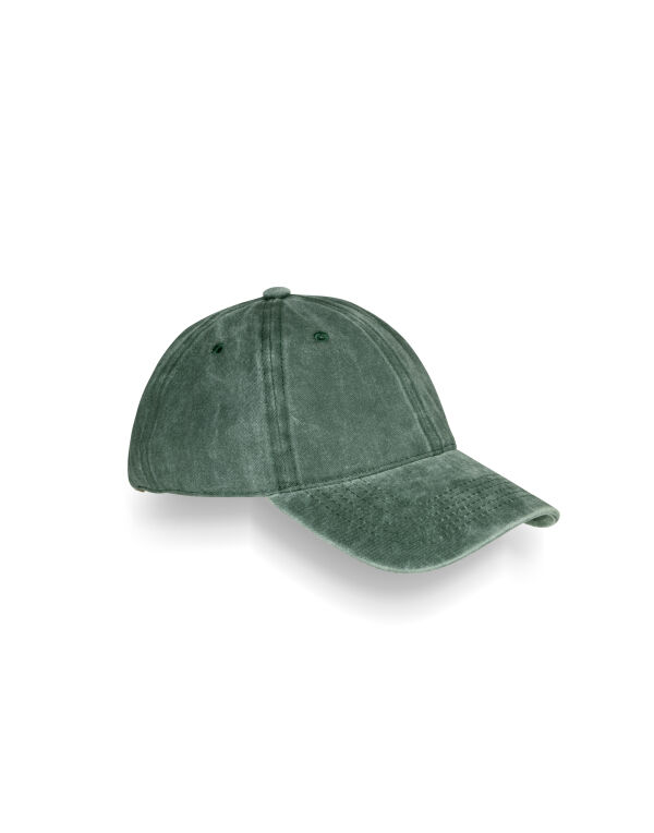RC092X Result Headwear Pure Cotton Vintage Cap Vintage Bottle Green