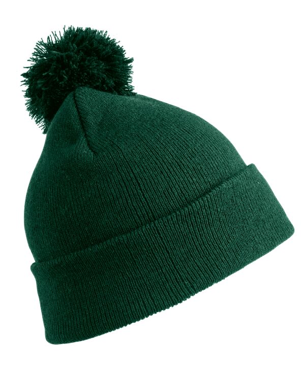 RC028X Result Winter Essentials Pom Pom Beanie Bottle Green RC028X Result Winter Essentials Pom Pom Beanie Bottle Green