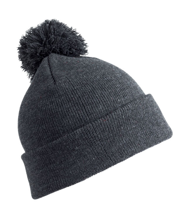 RC028X Result Winter Essentials Pom Pom Beanie Grey RC028X Result Winter Essentials Pom Pom Beanie Grey
