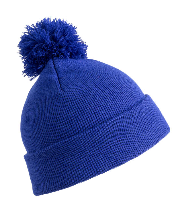 RC028X Result Winter Essentials Pom Pom Beanie Royal Blue RC028X Result Winter Essentials Pom Pom Beanie Royal Blue