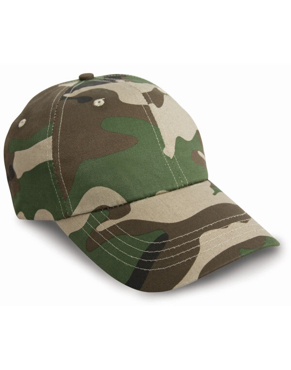 RC10 Result Headwear Cotton Drill Pro-Style Cap Camo