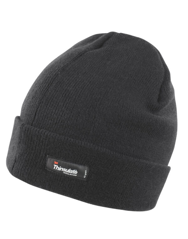 RC133X Black Lightweight Thinsulate™ Hat RC133X Black Lightweight Thinsulate™ Hat
