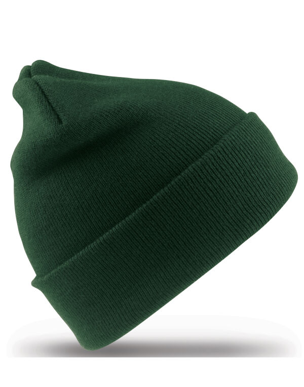 RC29J Result Winter Essentials Junior Woolly Ski Hat Bottle Green