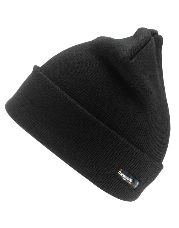 RC33 Black Woolly Ski Hat with 3M™ Thinsulate™ Insulation