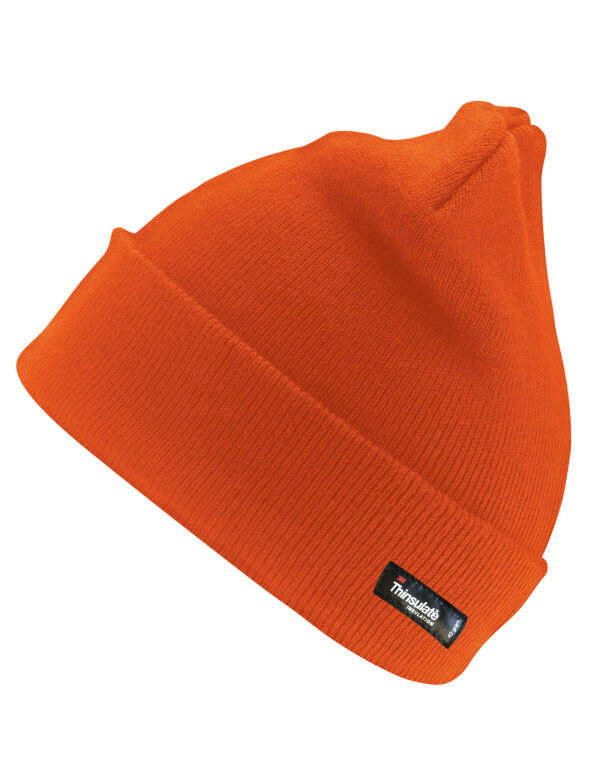 RC33 Hi Vis Orange Woolly Ski Hat with 3M™ Thinsulate™ Insulation