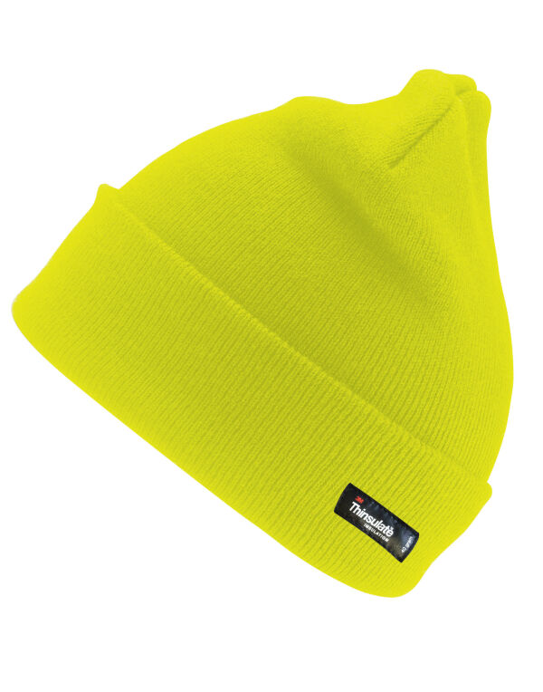 RC33 Hi-Vis Yellow Woolly Ski Hat with 3M™ Thinsulate™ Insulation