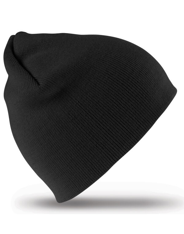 RC44 Black Soft Feel Cuffless Beanie RC44 Black Soft Feel Cuffless Beanie
