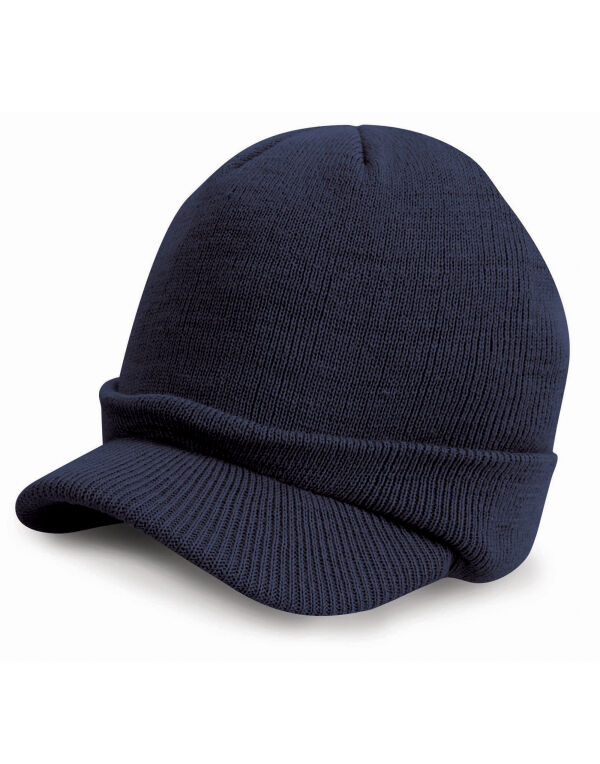 RC60 Result Winter Essentials Esco Army Knitted Hat Navy
