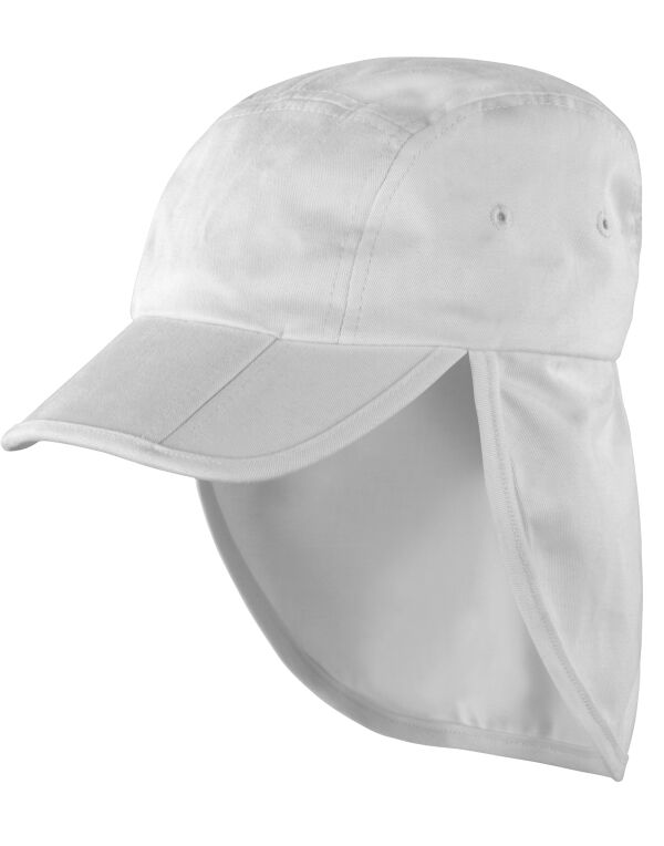 RC76A Result Headwear Fold Up Legionnaire Hat White