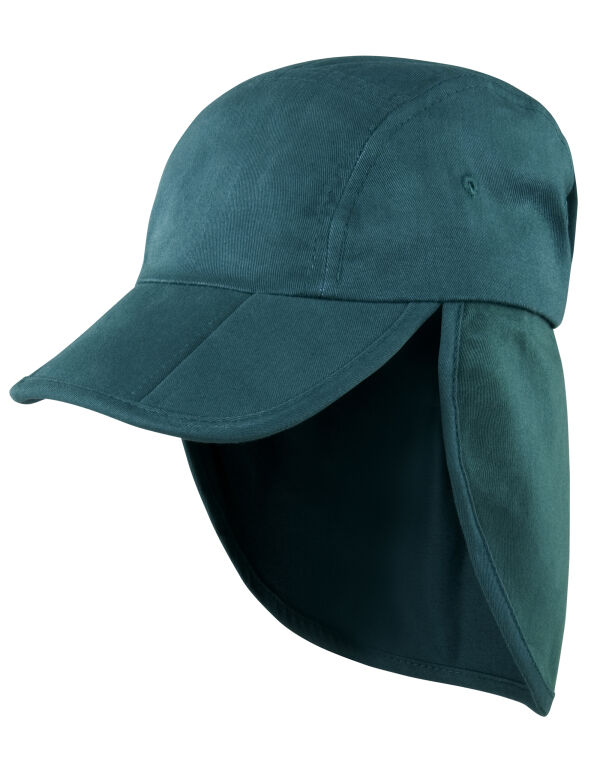 RC76A Result Headwear Fold Up Legionnaire Hat Bottle Green