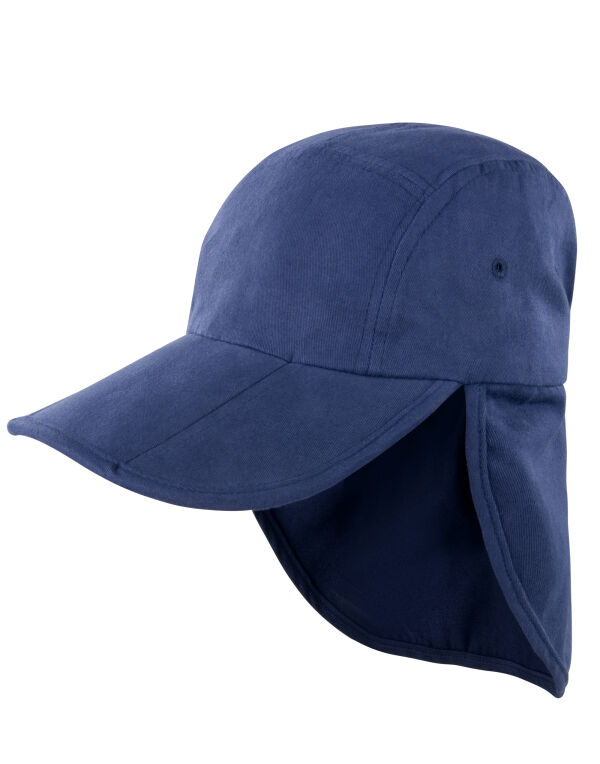 RC76A Result Headwear Fold Up Legionnaire Hat Navy