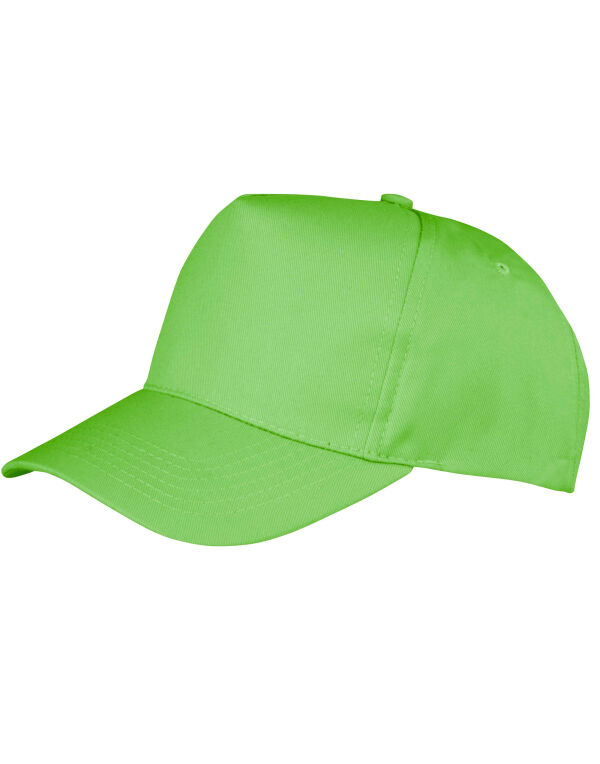 RC84X Result Core Boston 5-Panel Printers Cap Lime