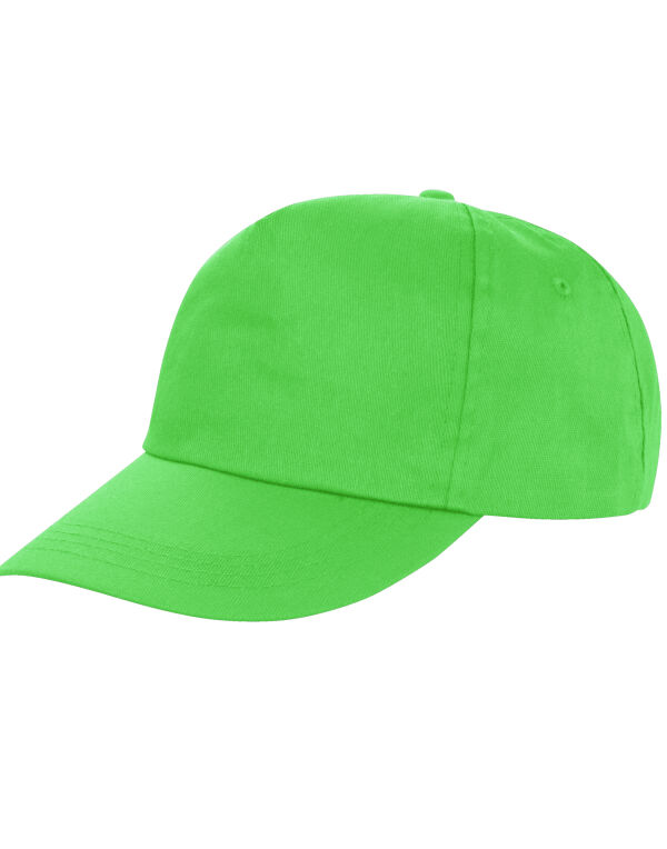 RC80X Result Core Houston 5-Panel Printers Cap Lime