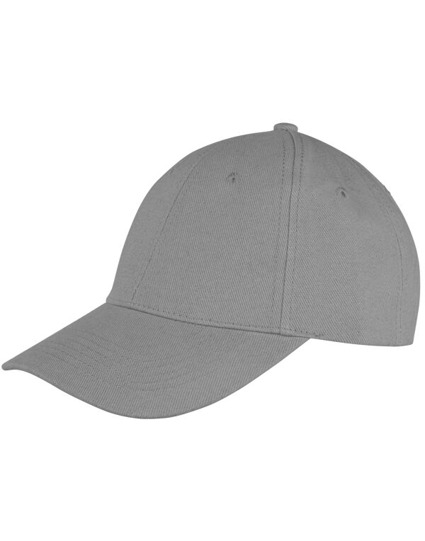 RC81X Result Core Memphis 6 Panel Brushed Cotton Cap Dove Grey