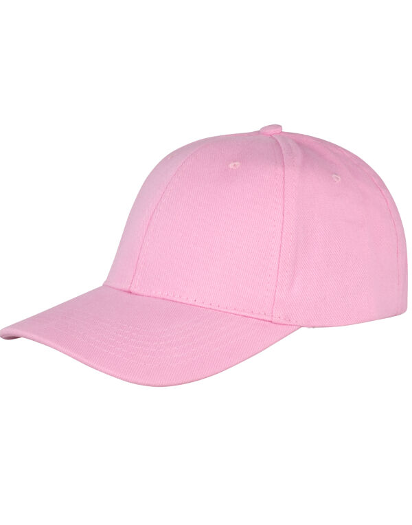 RC81X Result Core Memphis 6 Panel Brushed Cotton Cap Pink