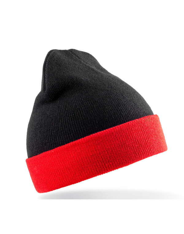 RC930X Result Recycled Recycled Black Compass Beanie Black/Red