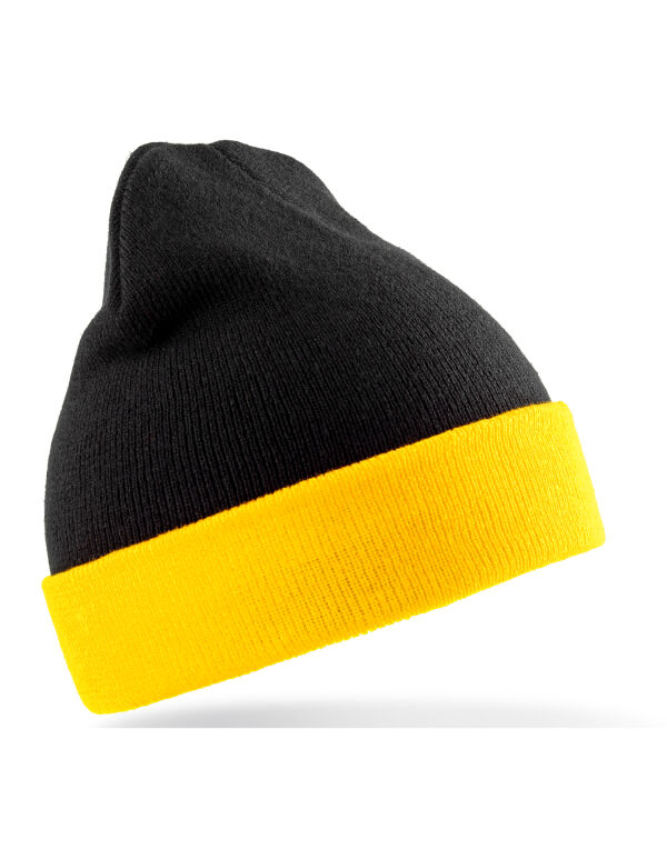 RC930X Result Recycled Recycled Black Compass Beanie Black/Yellow