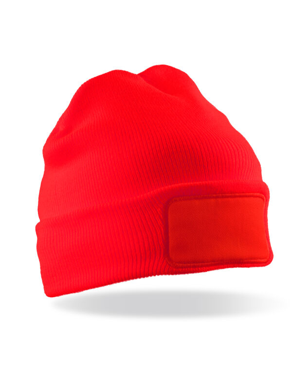RC934X Red Recycled Thinsulate™ Printers Beanie