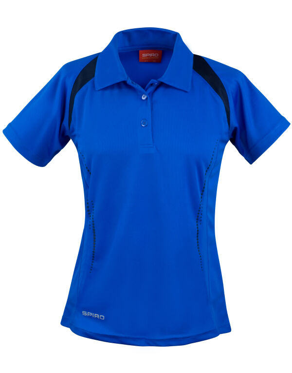 S177F Spiro Ladies’ Team Spirit Polo Shirt Royal/Navy