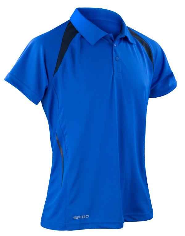 S177M Spiro Men’s Team Spirit Polo Shirt Royal/Navy