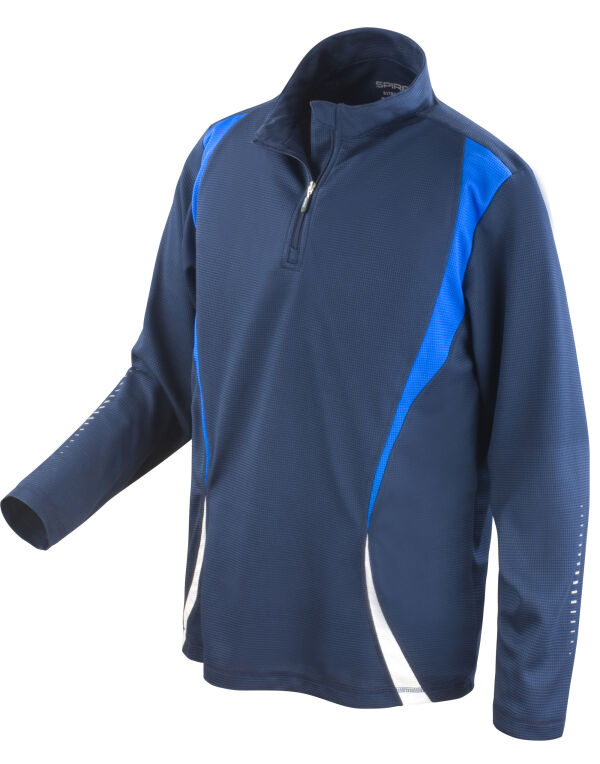 S178X Spiro Unisex Trial Training Top Navy/Royal/White