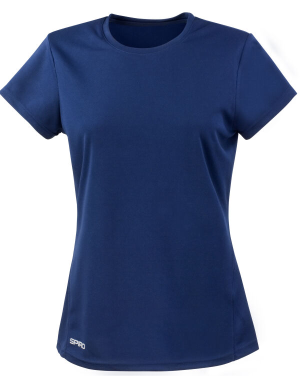 S253F Spiro Ladies’ Quick Dry S/Sleeve T Navy
