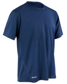S253M Spiro Men’s Quick Dry Short Sleeve T-Shirt Navy