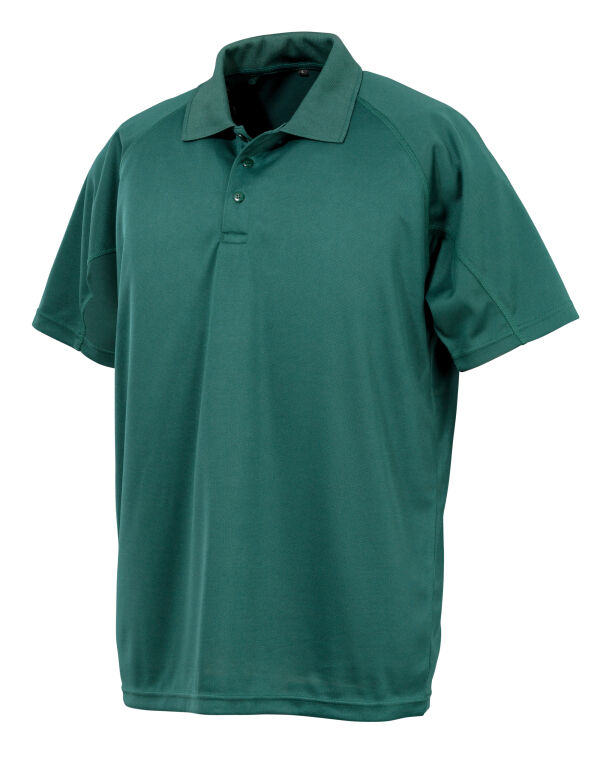 S288X Spiro Impact Performance Air Cool Polo Bottle Green