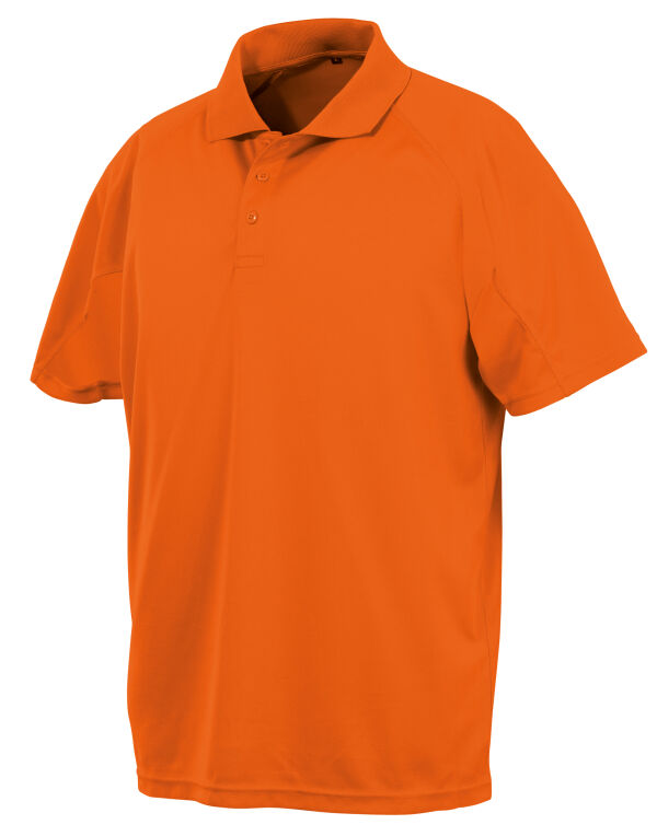 S288X Spiro Impact Performance Air Cool Polo Floro Orange
