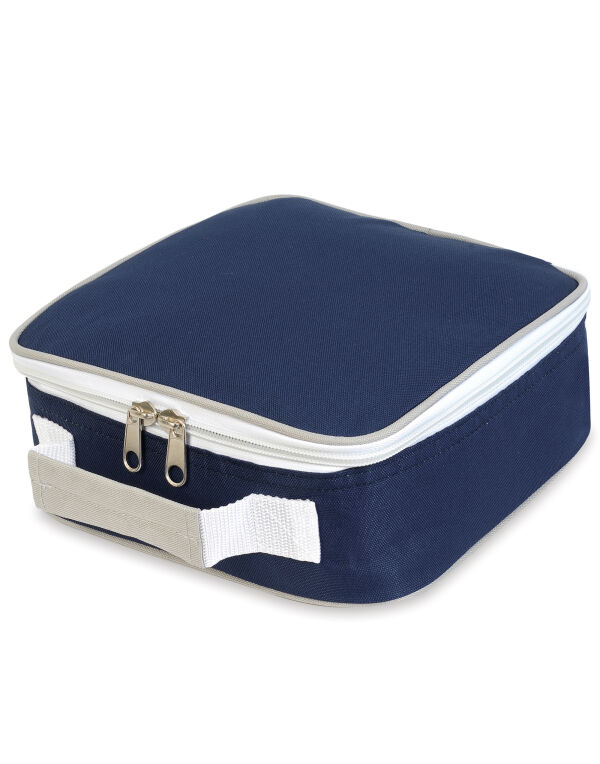 SH1808 Navy/Light Grey Sandwich Lunchbox Cooler Bag SH1808 Navy/Light Grey Sandwich Lunchbox Cooler Bag