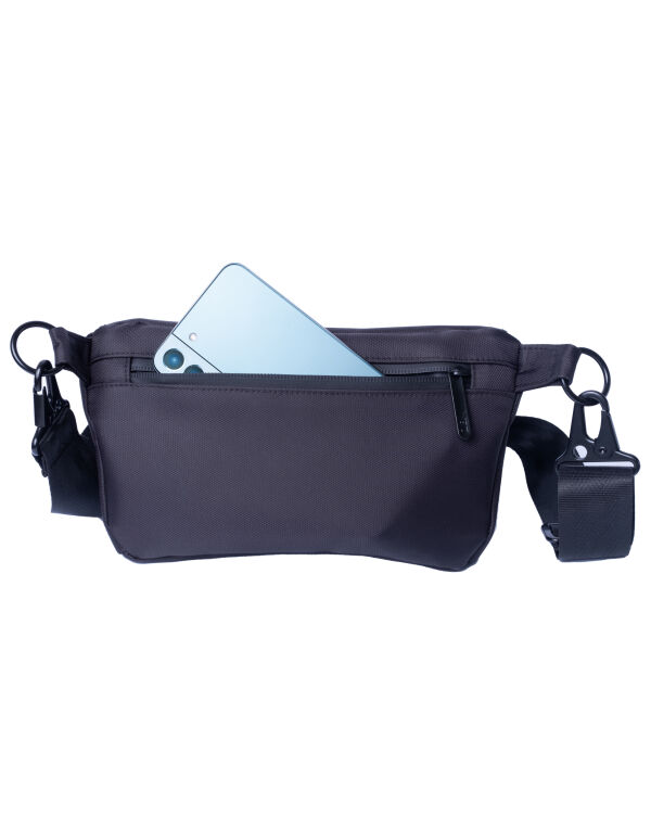 SH1868 Black ZEN Coral Crossbody Pouch