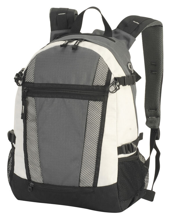 SH1295 Dark Grey/Off White Indiana Backpack SH1295 Dark Grey/Off White Indiana Backpack