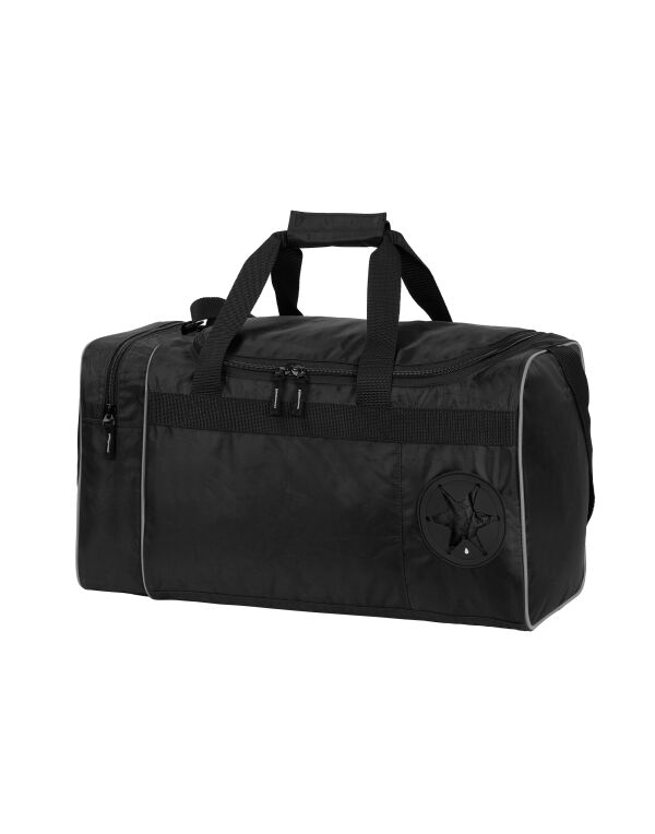 SH2450 Shugon Cannes Sports/Overnight Holdall Black/Light Grey
