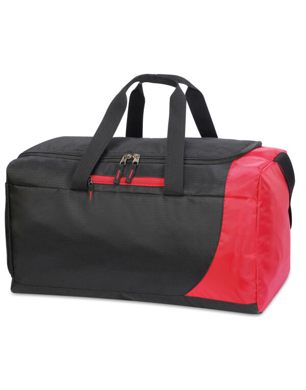 SH2477 Shugon Naxos 43 Litre Holdall Black/Red SH2477 Shugon Naxos 43 Litre Holdall Black/Red