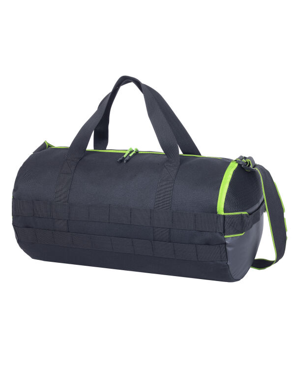 SH2682 Shugon Olympia Sports Bag Black/Lime Green