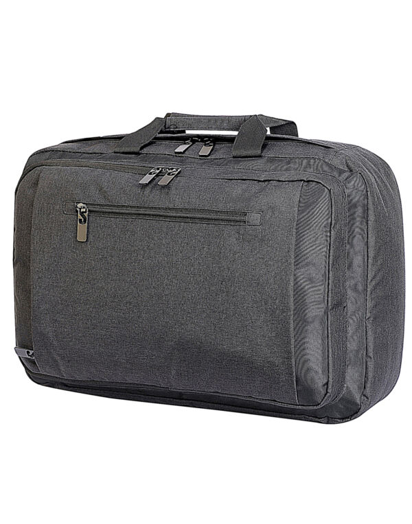 SH5819 Shugon Bordeaux Laptop Briefcase Charcoal/Black