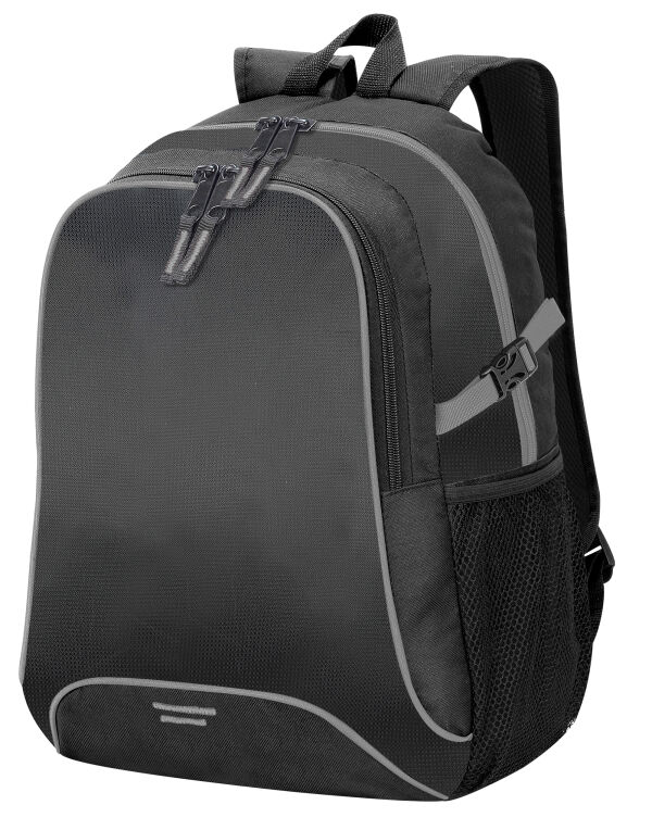 SH7677 Shugon Osaka Backpack Black/Light Grey