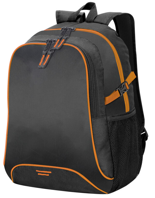 SH7677 Black/Orange Osaka Backpack