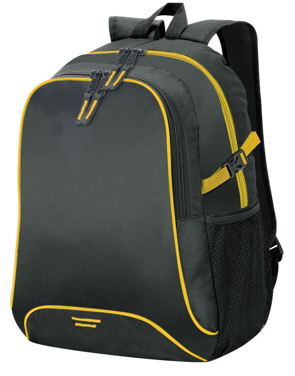 SH7677 Black/Yellow Osaka Backpack