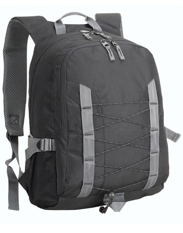 SH7690 Black/Grey Miami Total Backpack