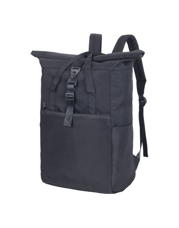 SH7255 Black Ruby Roll-Top Laptop Backpack SH7255 Black Ruby Roll-Top Laptop Backpack