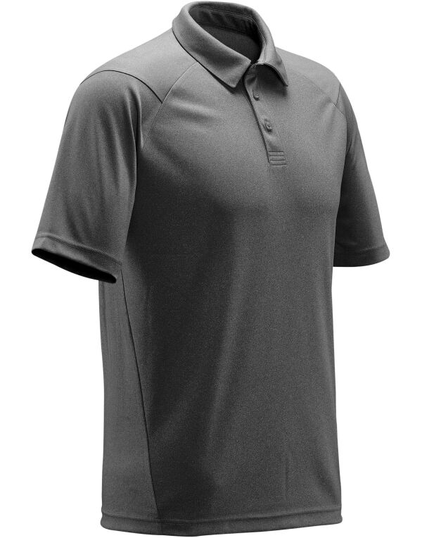 SPL-1 Stormtech Men’s Minstral Heathered Polo Charcoal Heather