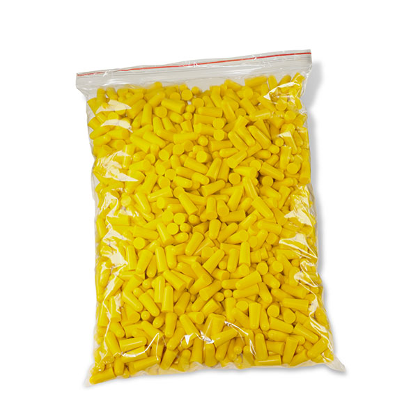 Beeswift Qed301 Disposable Foam Ear Plugs Bulk Pack 500 Yellow